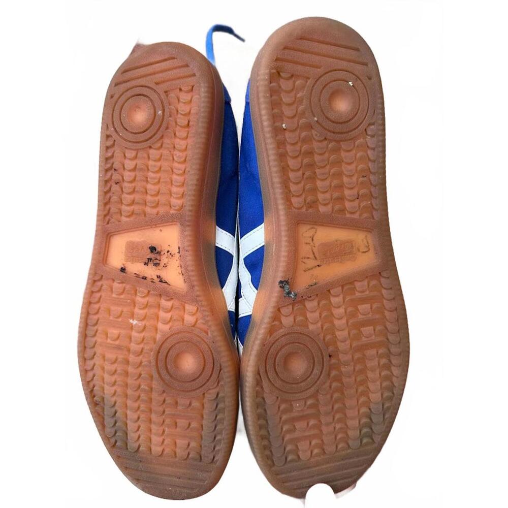 Onitsuka Tiger Blue Suede Sneakers US 9 - Picture 3 of 6